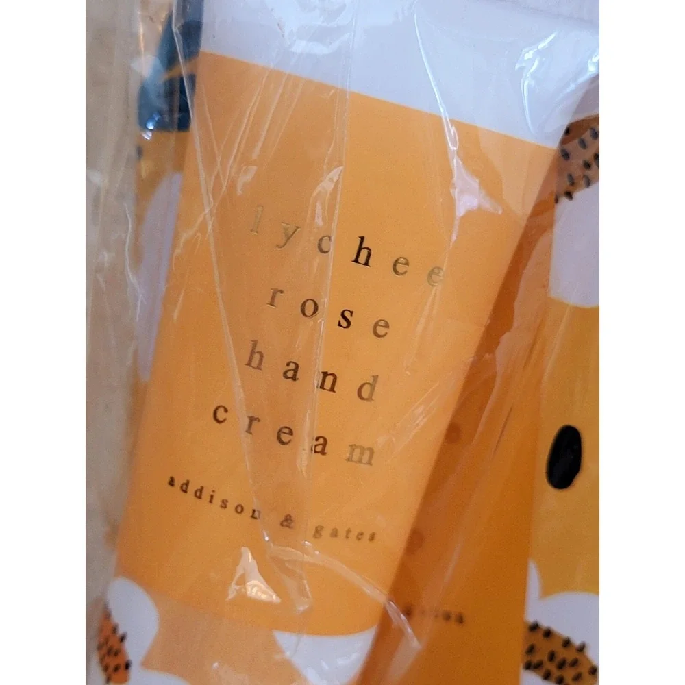 Addison & Gates Lychee Rose Duo‎ Gift Set Hand Cream Soap Animal Test-free Vegan